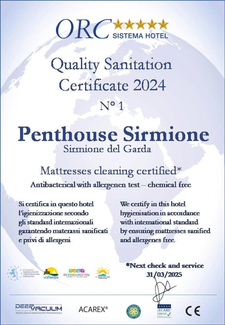 Penthouse Sirmione Close The Lake Exteriör bild